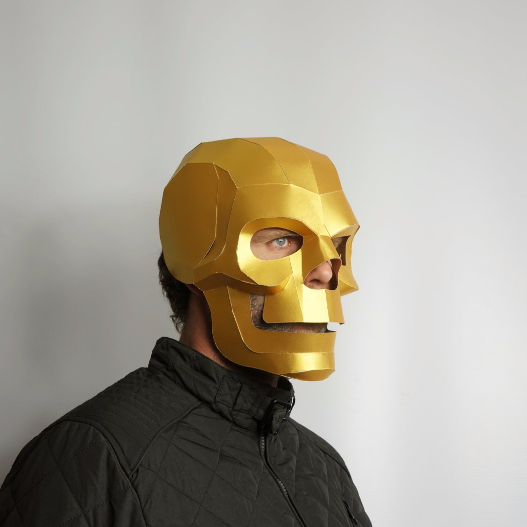 Spirit Skull | Printable Papercraft Mask | PDF Download