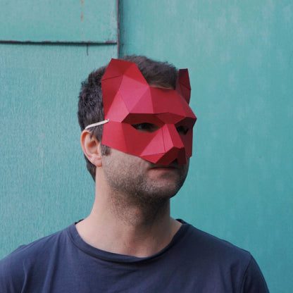 Cat Half Mask - Wintercroft
 - 1