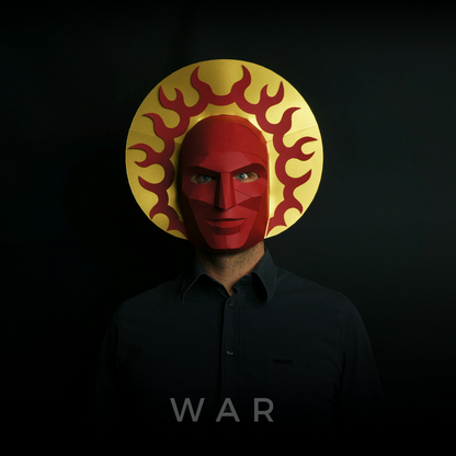 War Horseman | Printable Papercraft Mask | PDF Download