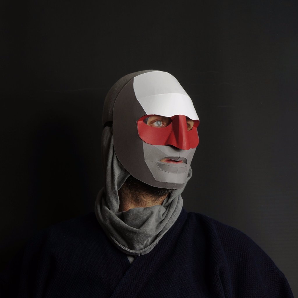 Mawlog - The Bone Chipper | Wearable Paper Sculpture | PDF Download - Wintercroft-Mask