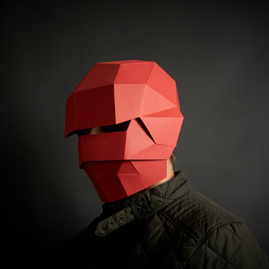 Ninja Shinobi Mask | Low Poly Papercraft Cosplay | Instant Download - Wintercroft-Mask