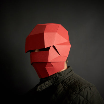 Ninja Shinobi Mask | Low Poly Papercraft Cosplay | Instant Download