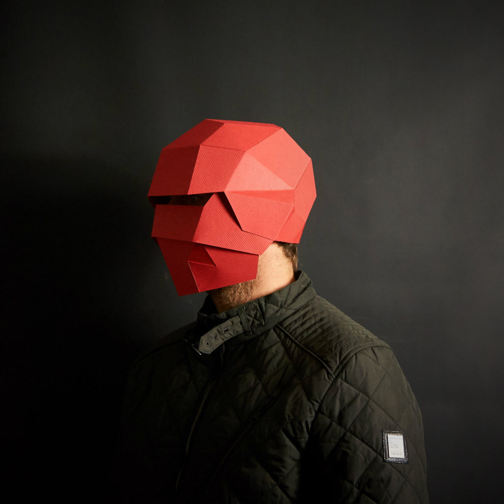 Ninja Shinobi Mask | Low Poly Papercraft Cosplay | Instant Download