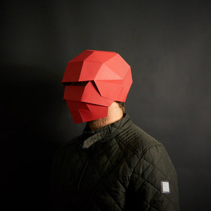 Ninja Shinobi Mask | Low Poly Papercraft Cosplay | Instant Download