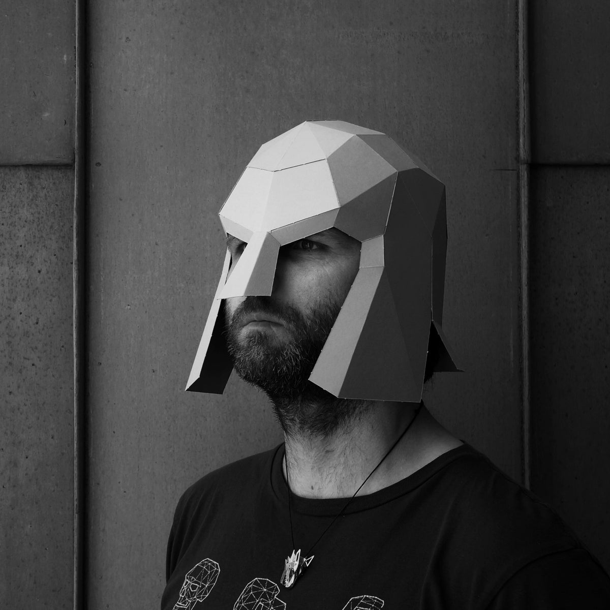 Spartan Helmet | Geometric DIY Armour Template | PDF Download - Wintercroft-Mask