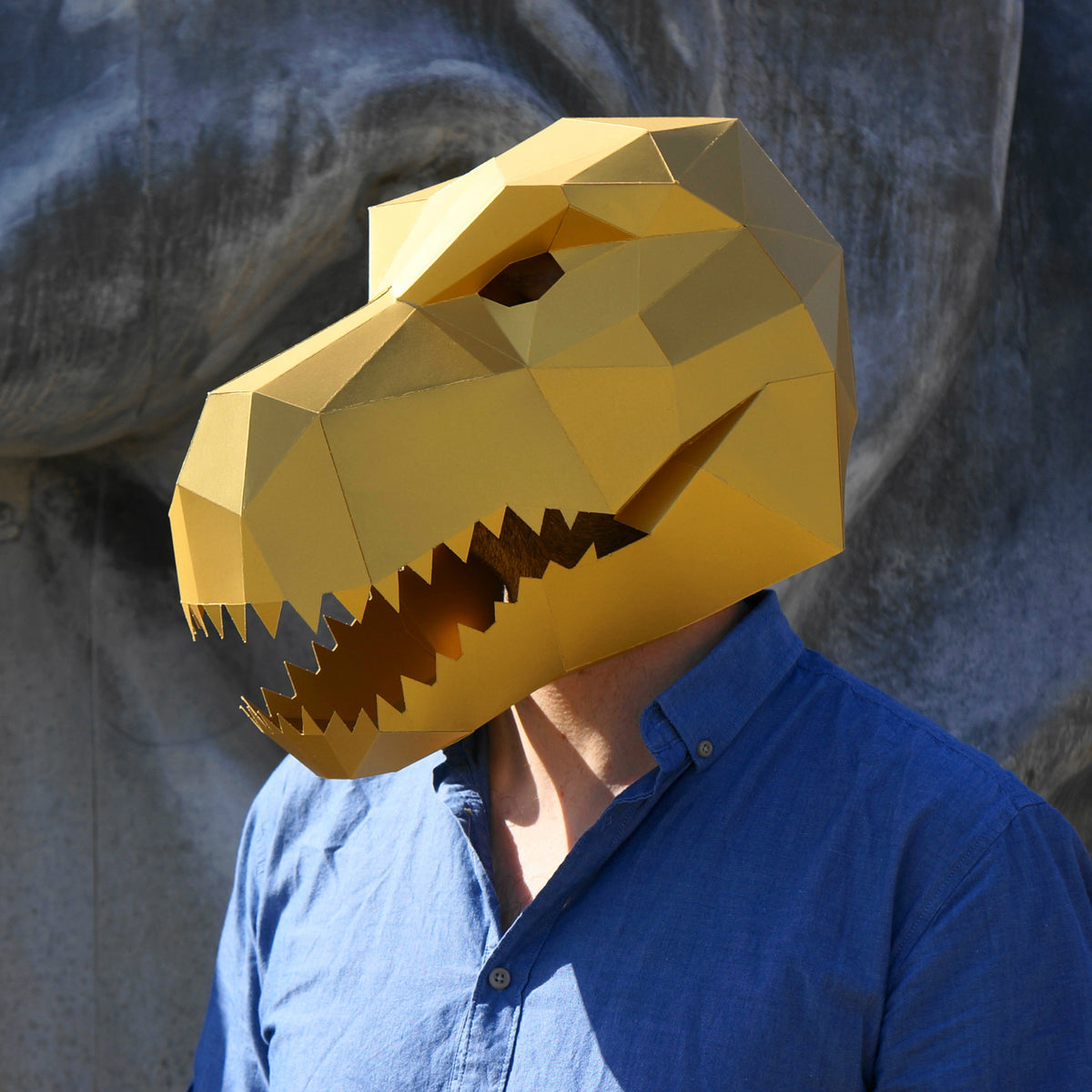 Prehistoric Monster Mask Set | Dinosuar DIY Papercraft Templates | PDF Download - Wintercroft-Mask