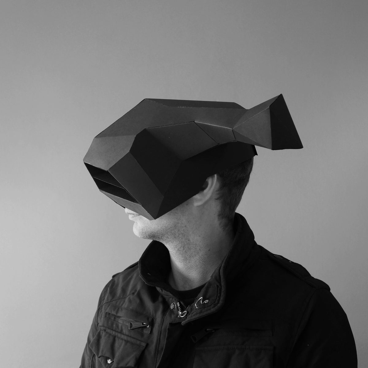 Victor - The Hammer | Sci-Fi Papercraft Headdress | PDF - Wintercroft-Mask