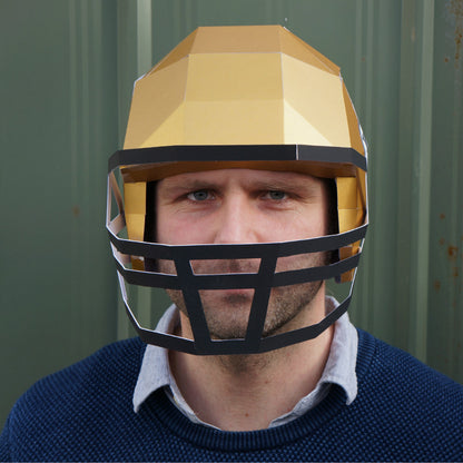 American Football Helmet | DIY Papercraft Template American Football Helmet | DIY Papercraft Template