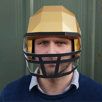 American Football Helmet | DIY Papercraft Template