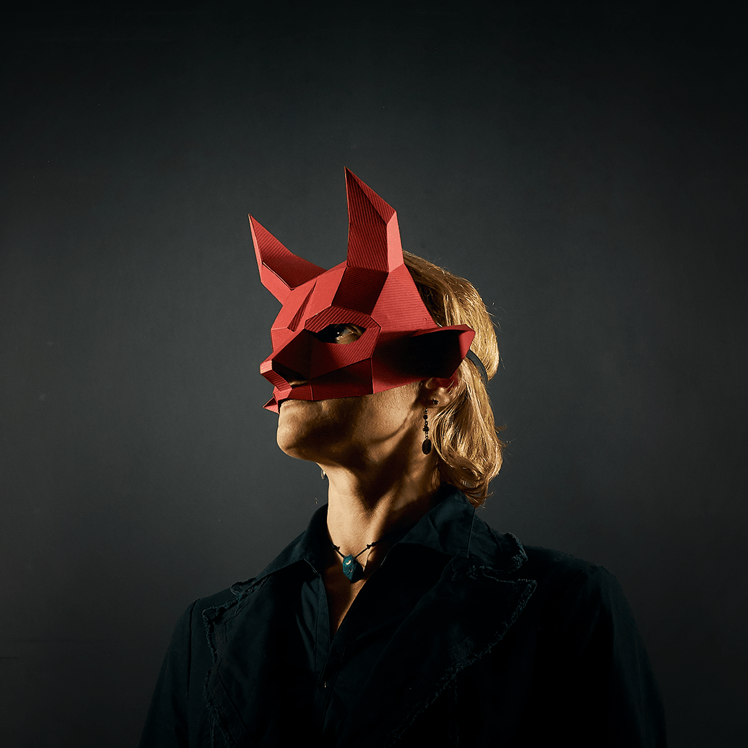 Imp Mask | Printable Halloween Costume | PDF Download - Wintercroft - Mask