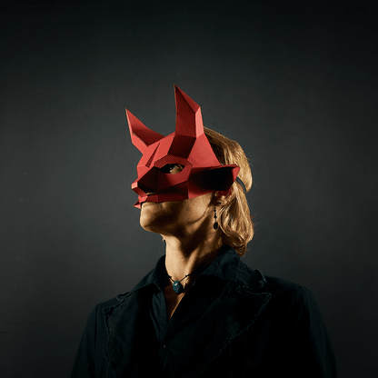 Imp Mask | Printable Halloween Costume | PDF Download - Wintercroft - Mask