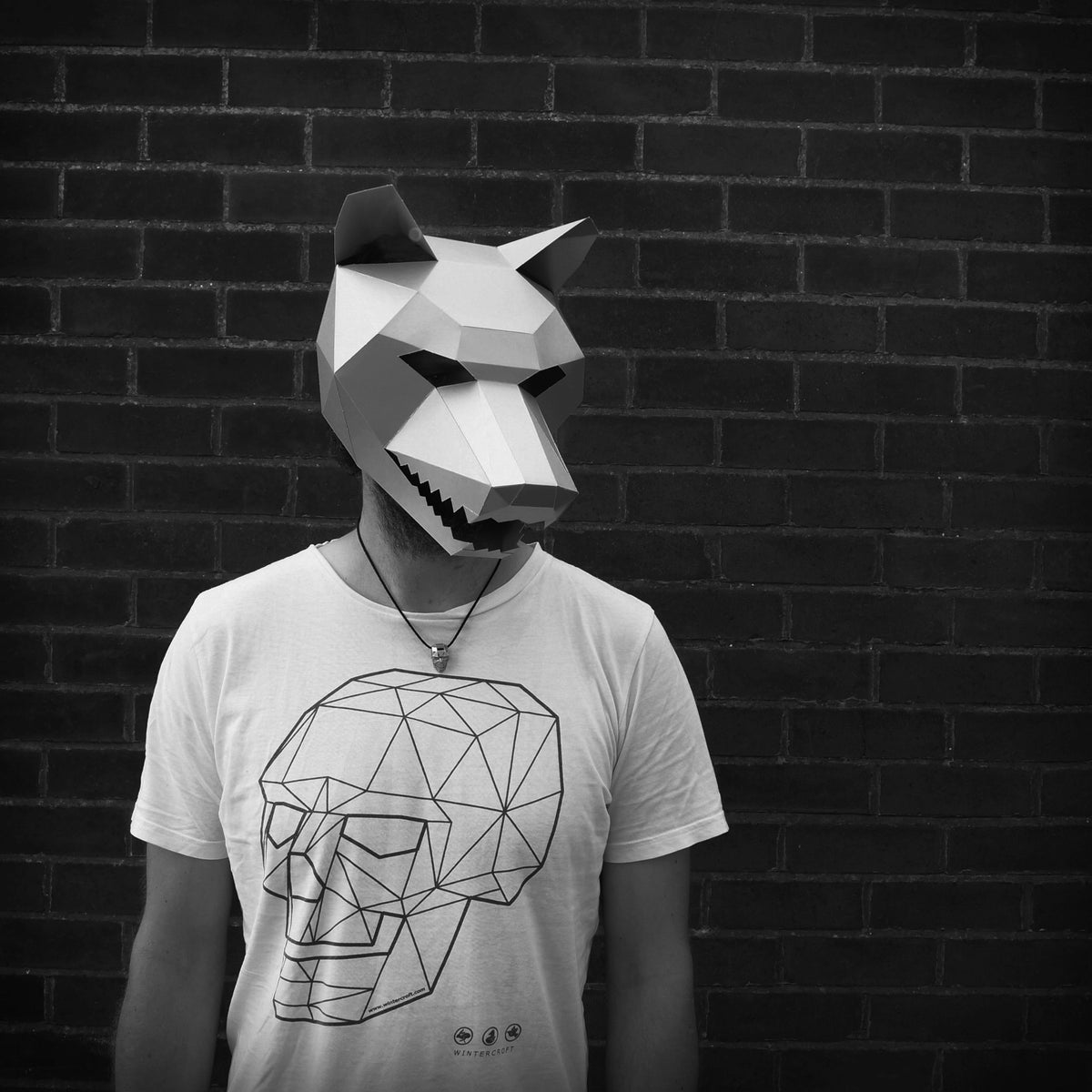 Wolf Mask | Low Poly Geometric DIY Mask Template | PDF Download - Wintercroft-Mask
