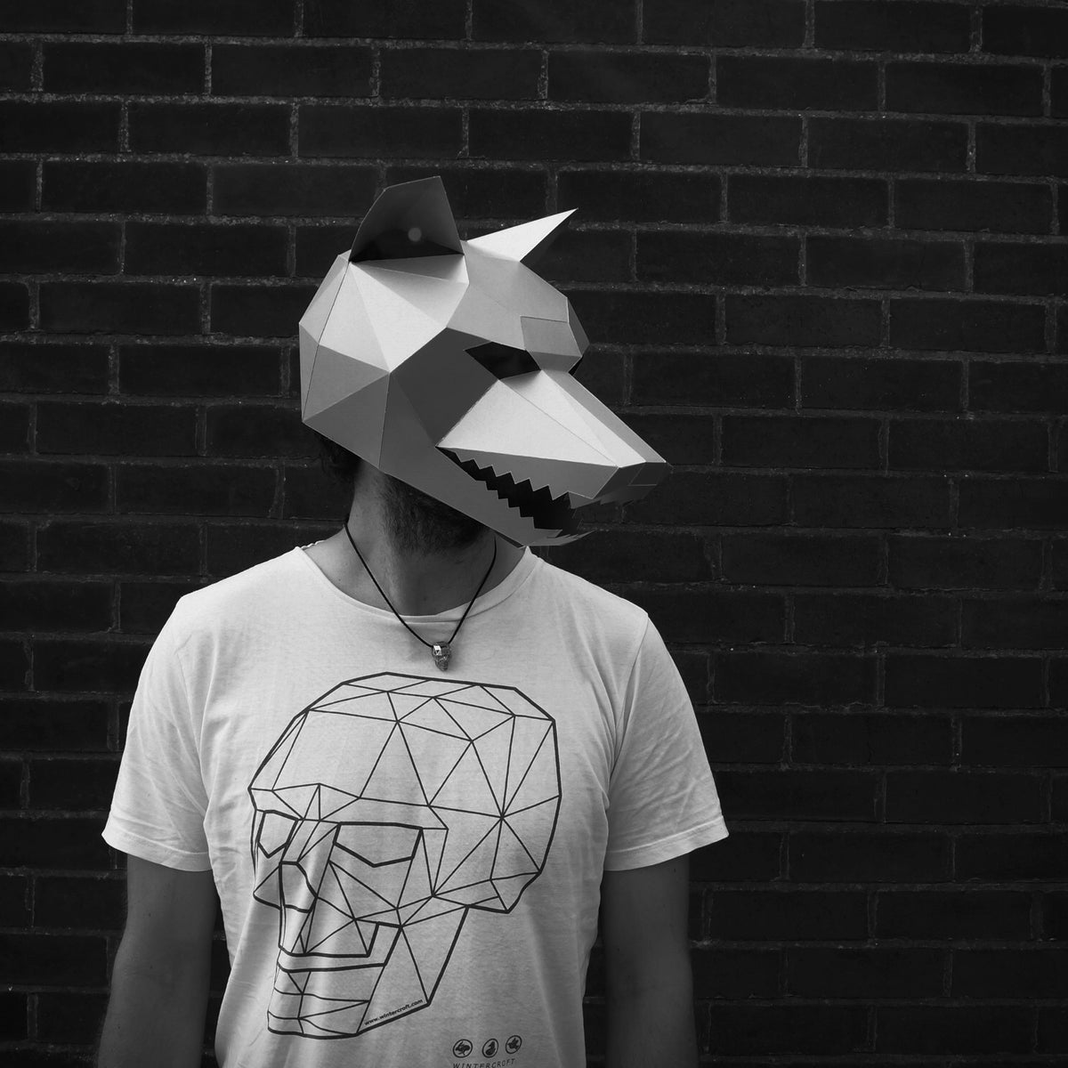 Wolf Mask | Low Poly Geometric DIY Mask Template | PDF Download - Wintercroft-Mask
